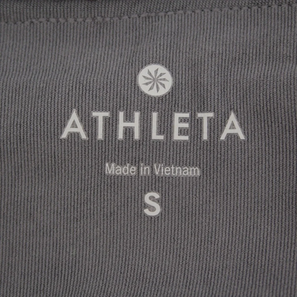 Athleta Women's Gray Geometric Be Free Capri Leggings Size Small